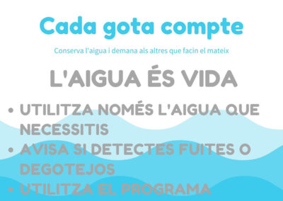 Cada gota compte